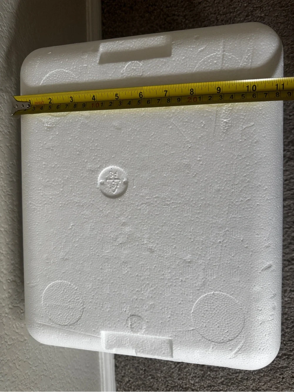 Thick Styrofoam Cooler Box with Lid / Insulated Shipping Cooler